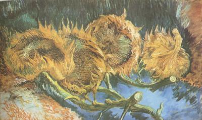Vincent Van Gogh Four Cut Sunflowers (nn04) China oil painting art